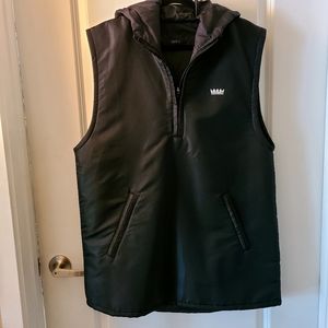 Mens XL Jiberish Black Insulated Vest